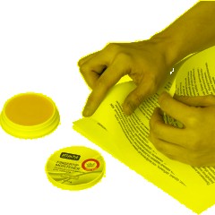 Подушка для смачивания пальцев гелевая гелевая Attache Selection Алоэ Вера, - фото 5