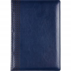 Ежедневник недатированный синий, тв пер, 140х200, 160л, Lozanna AZ052/blue - фото 5