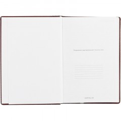 Ежедневник недатированный бордо, тв пер, 140х200, 160л, Lozanna AZ052/bordo - фото 9