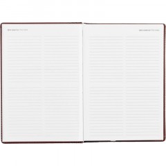 Ежедневник недатированный бордо, тв пер, 140х200, 160л, Lozanna AZ052/bordo - фото 10