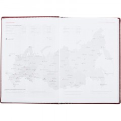 Ежедневник недатированный бордо, тв пер, 140х200, 160л, Lozanna AZ052/bordo Ежедневник недатированный бордо, тв пер, 140х200, 160л, Lozanna AZ052/bordo - фото 9