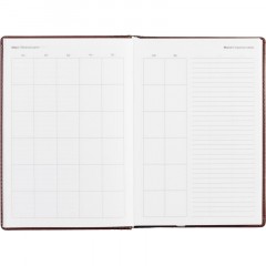 Ежедневник недатированный бордо, тв пер, 140х200, 160л, Lozanna AZ052/bordo - фото 13