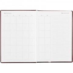 Ежедневник недатированный бордо, тв пер, 140х200, 160л, Lozanna AZ052/bordo - фото 15