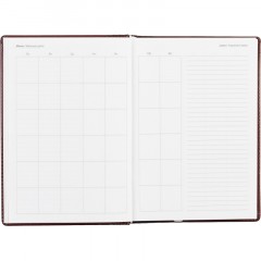 Ежедневник недатированный бордо, тв пер, 140х200, 160л, Lozanna AZ052/bordo - фото 16