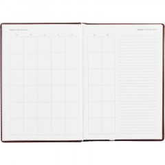 Ежедневник недатированный бордо, тв пер, 140х200, 160л, Lozanna AZ052/bordo - фото 18