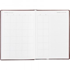 Ежедневник недатированный бордо, тв пер, 140х200, 160л, Lozanna AZ052/bordo - фото 19