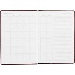 Ежедневник недатированный бордо, тв пер, 140х200, 160л, Lozanna AZ052/bordo - фото 21