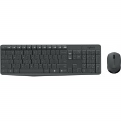 Набор клавиатура+мышь Logitech MK235 (920-007948) Wireless/Grey Набор клавиатура+мышь Logitech MK235 (920-007948) Wireless/Grey - фото 3