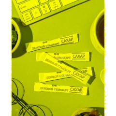 Сахар порционный в стиках Деловой стандарт 5 гр (500 шт/уп.) - фото 9