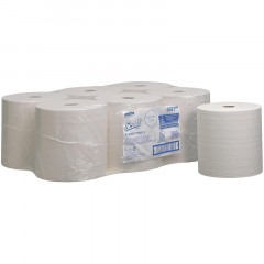 Полотенца бумажные д/дисп в рулонах KK SCOTT? XL 1сл бел 354 м 6 рул. 6687 - фото 3