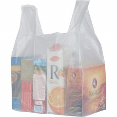 Пакет-майка ПНД 30+18х55 15мкм 100шт./уп. белый - фото 5