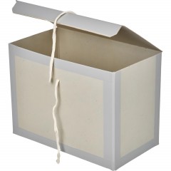 Короб архивный вертикальный 180x240x330, картон/бумвинил - фото 2