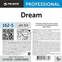 Профхим д/посуды д/ручного мытья Pro-Brite/DREAM (162-5), 5л - фото 2