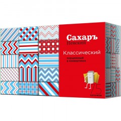 Сахар порционный кусковой белый 420 г Сахар порционный кусковой белый 420 г - фото 2
