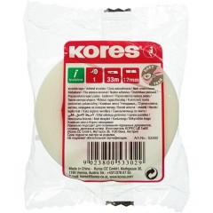Клейкая лента канцелярская KORES 12х33 невидимая 53302 Клейкая лента канцелярская KORES 12х33 невидимая 53302 - фото 3