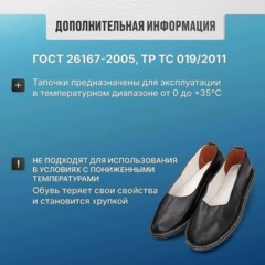 Тапочки кожаные (чувяки)  р.43 - фото 4