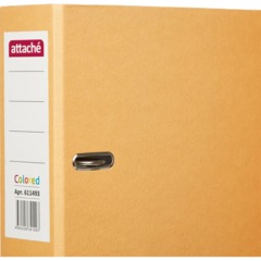 Папка-регистратор ATTACHE Colored light оранжевый 75мм, бум./бум.,мет.уг - фото 9