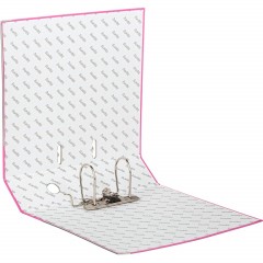 Папка-регистратор ECONOMY PLUS 80мм, фуксия, ПБП1, карм.кор.,мет.уг - фото 7