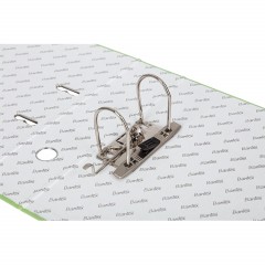 Папка-регистратор ECONOMY PLUS 80мм, лайм, ПБП1, карм.кор.,мет.уг - фото 2