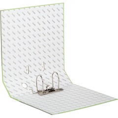 Папка-регистратор ECONOMY PLUS 80мм, лайм, ПБП1, карм.кор.,мет.уг - фото 7