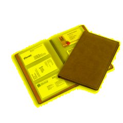 Визитница настольная 72виз,зеленый,к сез.набору,А5,133х202мм,ATTACHE Вива - фото 4