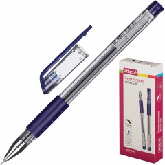 Ручка гелевая неавтомат. Attache Gelios-030 синий, игольч,0,5мм,манж - фото 2