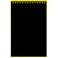 Блокнот на спирали А5 60л. бордо картон д/лог.клет.32