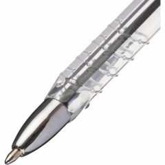 Ручка шариковая неавтомат. KORES К11 M(1мм) треуг.корп, маслян, син - фото 3