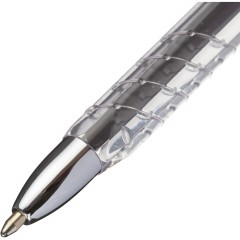 Ручка шариковая неавтомат. KORES К11 M(1мм) треуг.корп., масл, черная - фото 3