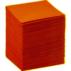 Салфетки бумажные 2 сл. 24х24 желтые 250 шт./уп - фото 4