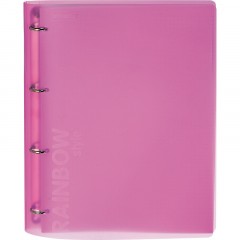 Бизнес-тетрадь Attache Rainbow Style А4 на кольцах, смен.блок, розов Бизнес-тетрадь Attache Rainbow Style А4 на кольцах, смен.блок, розов - фото 2