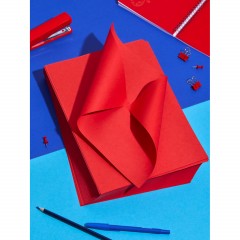 Бумага цветная Комус Color (красный интенсив), 80г, А4, 500 л. - фото 8