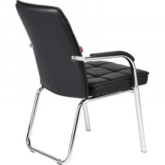 Конференц-кресло BN_TQ_Echair-810 VPU кожзам черный, хром Конференц-кресло BN_TQ_Echair-810 VPU кожзам черный, хром - фото 4