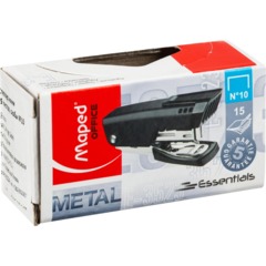 Степлер -мини Maped METAL ESSENTIALS до15л,№10,металл,антистеп,черн,352311 - фото 6