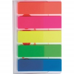 Клейкие закладки пласт. 5цв.по 25л. Film Kores 45105 Клейкие закладки пласт. 5цв.по 25л. Film Kores 45105 - фото 2