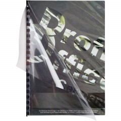 Обложки для переплета пластиковые ProfiOffice прозр. А4, 180мкм,100шт/уп. - фото 2