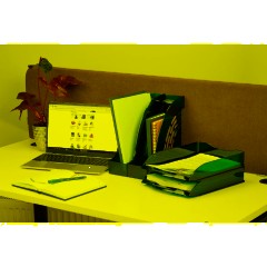 Лоток вертикальный ATTACHE 95мм Яркий  Офис фиолетовый(слива) - фото 2