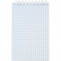 Блокнот на спирали А6 60л. ATTACHE, синий, блок 60г, обложка 215г - фото 2