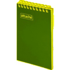 Блокнот на спирали А6 60л. ATTACHE, синий, блок 60г, обложка 215г - фото 2