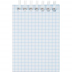 Блокнот на спирали А7 60л. ATTACHE, синий, блок 60г, обложка 215г - фото 2