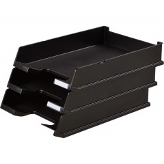 Лоток горизонтальный HAN с инд.окном черный 1020/13 Лоток горизонтальный HAN с инд.окном черный 1020/13 - фото 2