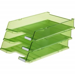 Лоток горизонтальный HAN с инд.окном прозр.зеленый 1020/27 Лоток горизонтальный HAN с инд.окном прозр.зеленый 1020/27 - фото 2