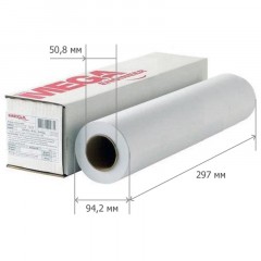 Бумага широкоформатная InkJet 80г 297ммх45м 50,8мм Бумага широкоформатная InkJet 80г 297ммх45м 50,8мм - фото 4