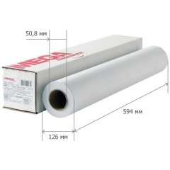 Бумага широкоформатная ProMEGA engineer InkJet 80г 594ммх100м 50,8мм - фото 4