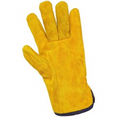 Перчатки защитные ДИГГЕР цельноспилковые желтые утепленные (Размер 10,5) - фото 3