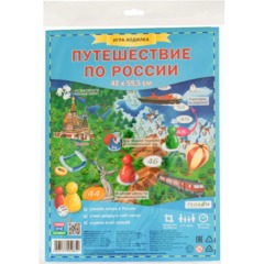 Настольная игра Путешествие по России.  59,5x42 см - фото 2