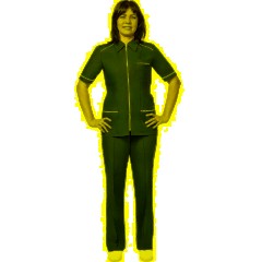 Костюм жен (куртка, бр) у13 бордо 112-116/158-164 - фото 2