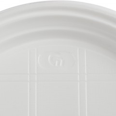 Тарелка одноразовая d-205мм, белая, бюджет, КОМУС ПС 100шт/уп - фото 5