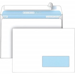 Конверт белый C5 стрип пр.окно BusinessPost 162х229 50шт/уп/2961 - фото 2