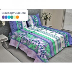 Постельное белье 1,5сп набивн.бязь 140г/м2 (нав.70х70 1шт.), ассорти - фото 2